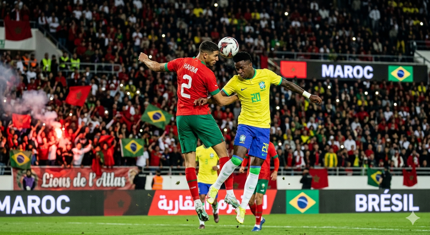 J-5 avant le choc Maroc-Brésil : La Seleção affiche son grand respect pour les Lions